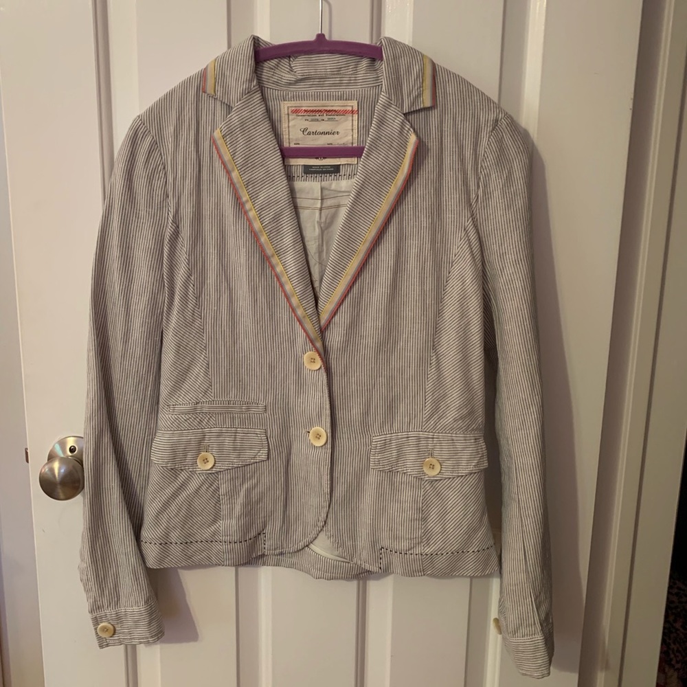 Cartonnier Striped Blazer